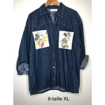 chemise jean bleu mickey golf 6