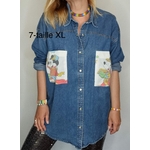 chemise jean bleu mickey circus 7 portée