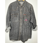 chemise jean noire vintage collab Les Lisette