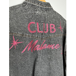 chemise jean noire vintage collab Les Lisette détail dos