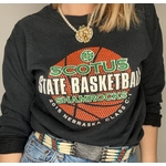 sweat basket ball vintage porté
