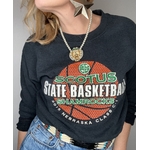 sweat basket ball vintage porté 3