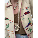 veste mexicaine vintage brodée portée détails