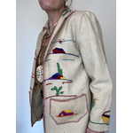 veste mexicaine vintage portée