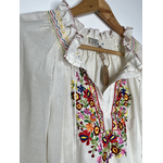 blouse vintage roumaine brodée détail