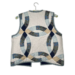 gilet sans manches patchwork bleu 5