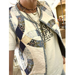 gilet sans manches patchwork bleu 2
