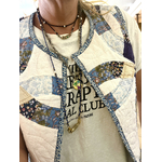 gilet sans manches patchwork bleu 1