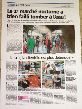 nice matin grasse