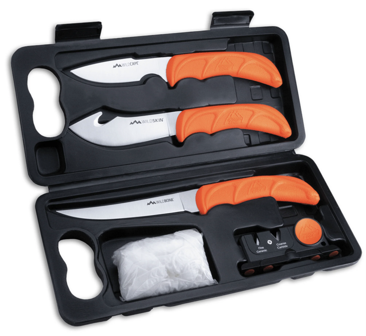 Set de couteaux de chasse pour traitement de la venaison.