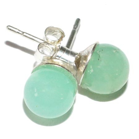 7230-boucles-d-oreilles-boule-6mm-chrysoprase-en-argent