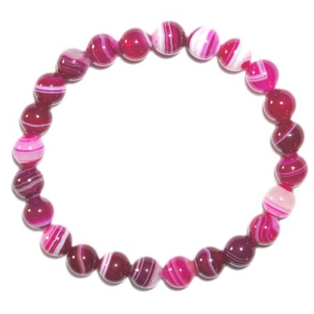 6695-bracelet-en-agate-rose-fluo-boules-8mm