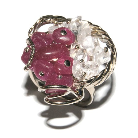 5117-bague-cristal-de-roche-et-agate-rose-mosaique-grande-duo-femme-stone-style