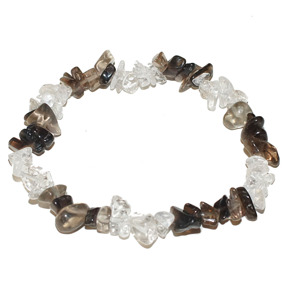 Bracelet-baroque-duo-Quartz-fumé-et-Cristal-de-roche