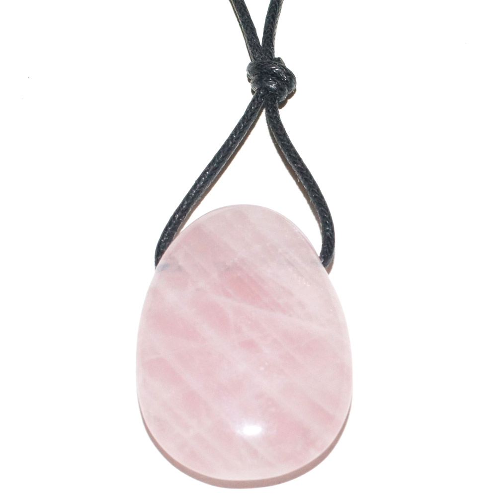 Pendentif-quartz-rose-pierre-plate-avec-cordon1