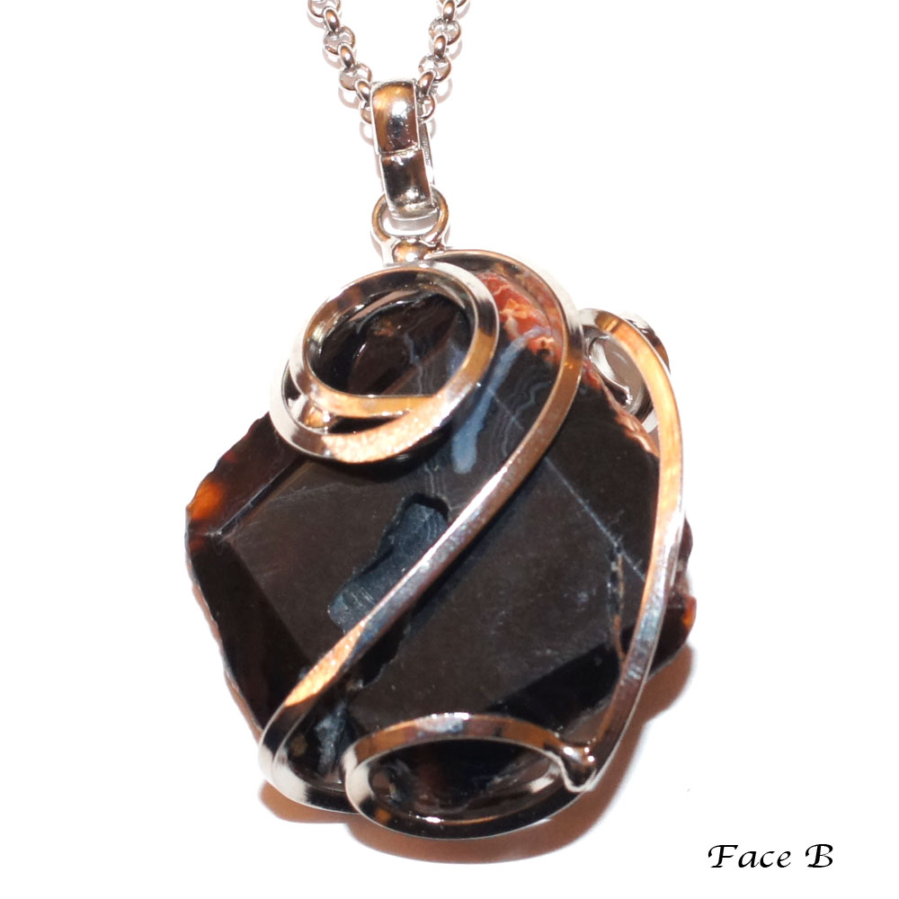 Agate-noire-tranche-facettée-en-Pendentif-Stone-&amp;-Style-2