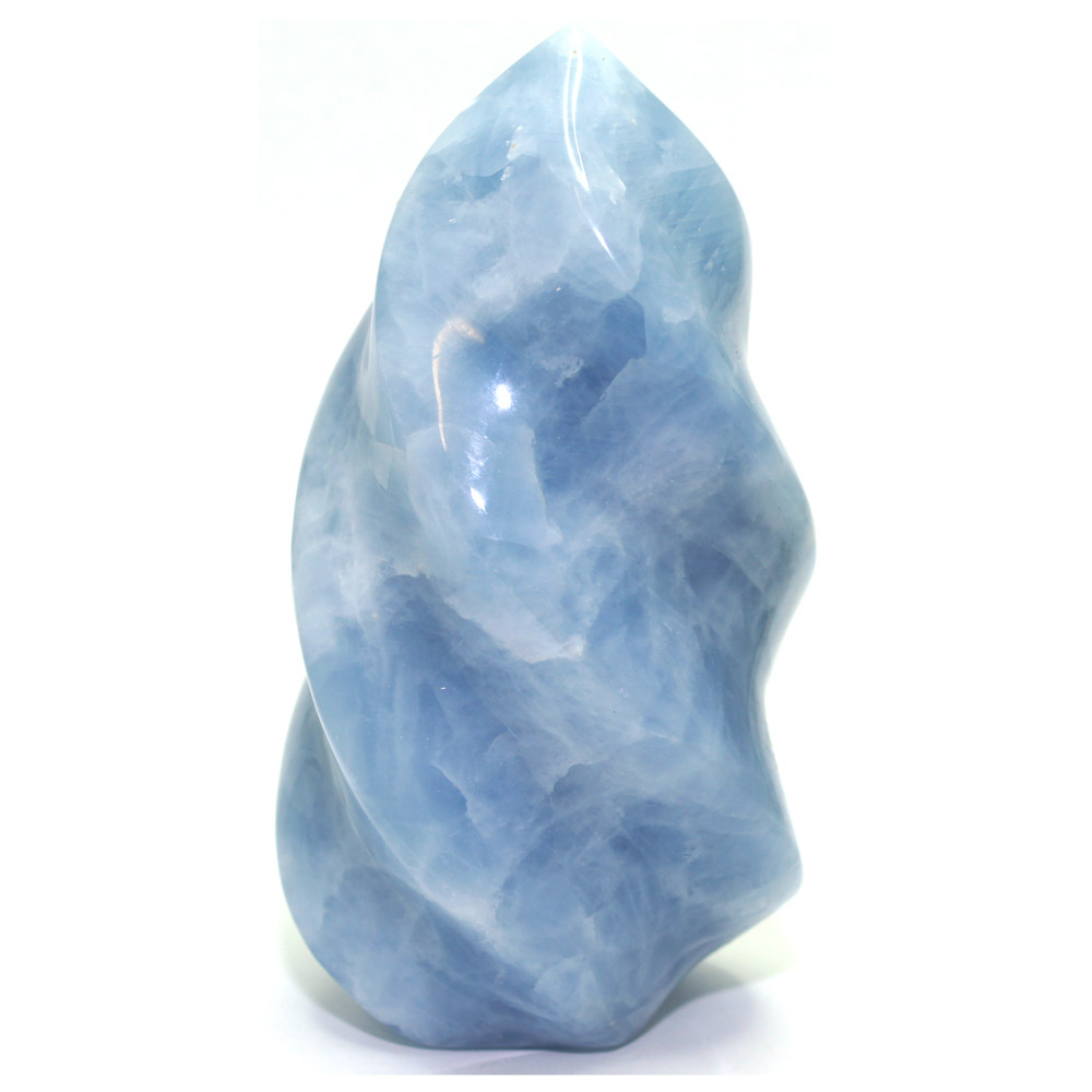 Pièce-unique-Calcite-bleue-forme-flamme-1,34Kg-2