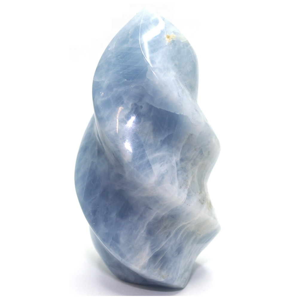 Pièce-unique-Calcite-bleue-forme-flamme-1,34Kg-3
