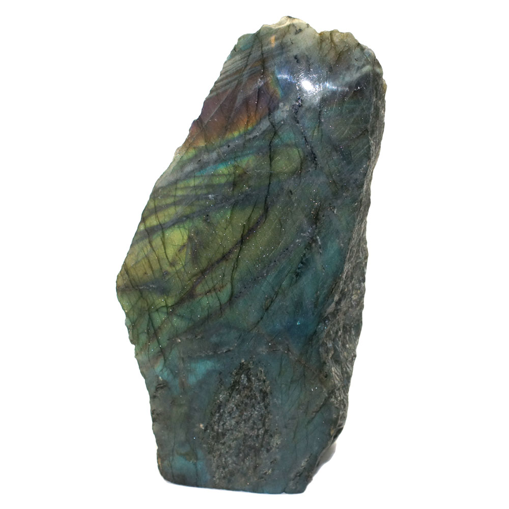 Pièce-unique-Labradorite-EXTRA-1-face-polie-en-bloc-brut-forme-libre-à-poser-598g-1