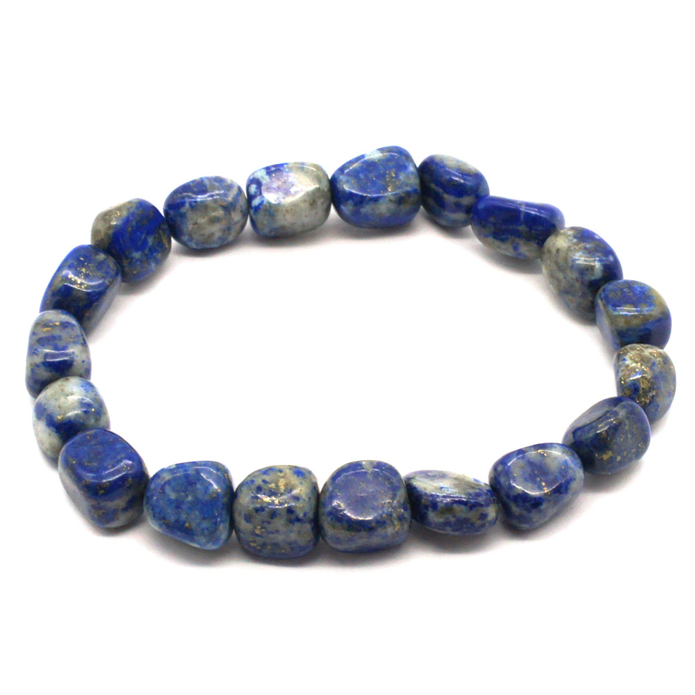 Bracelet-pierres-roulées-Lapis-lazuli-1