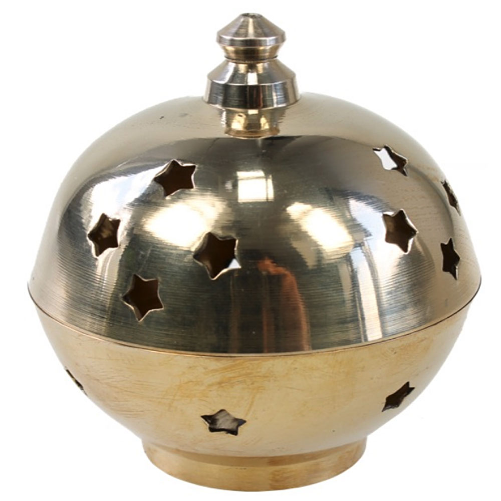 Brûle Encens Avalun laiton 8 cm