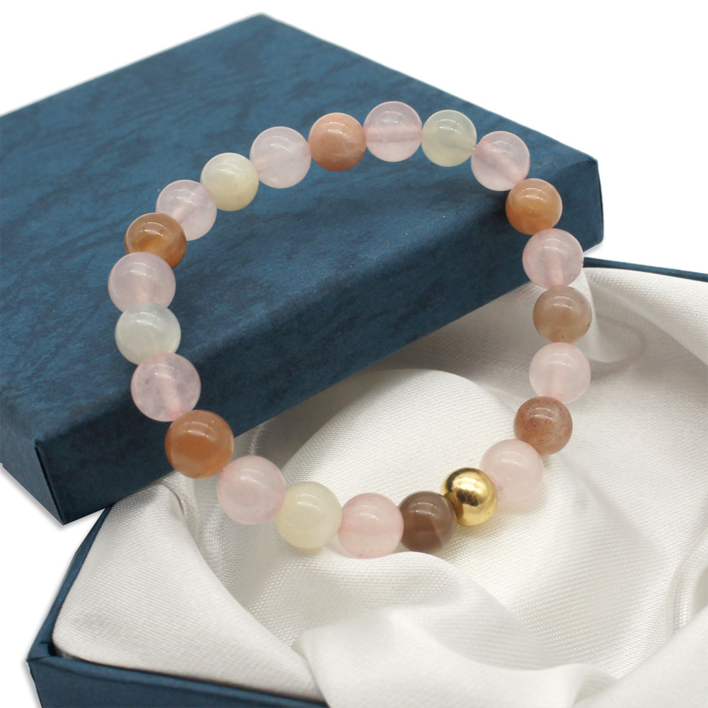 Bracelet-Amour-Quartz-rose-et-Pierre-de-lune-lithothérapie-3