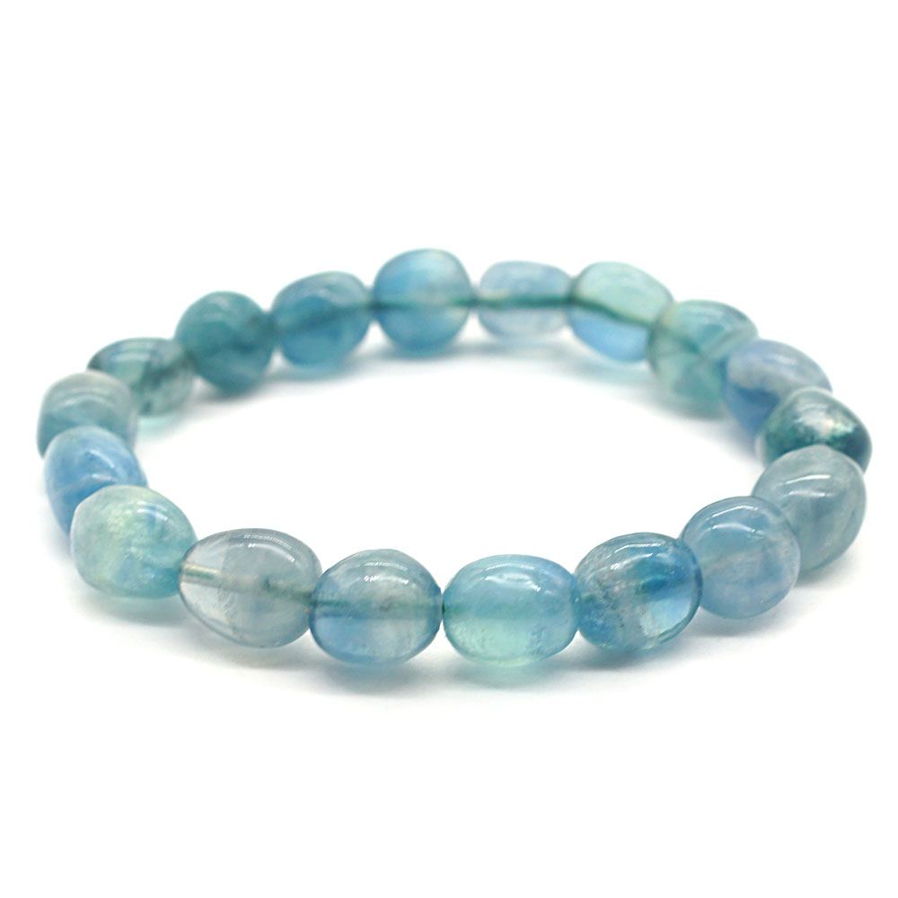 Bracelet-pierres-roulées-FluorineFluorite-bleue-1