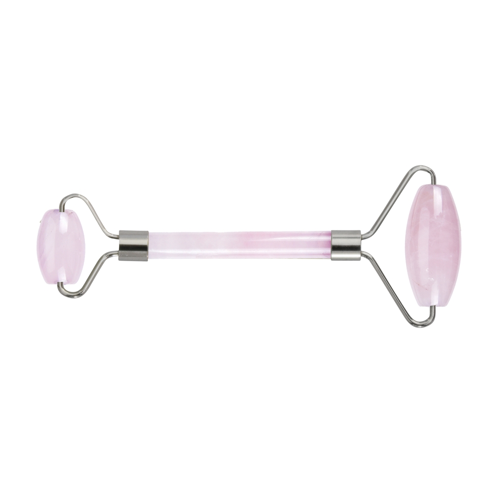 Rouleau de Massage en Quartz rose - 15cm