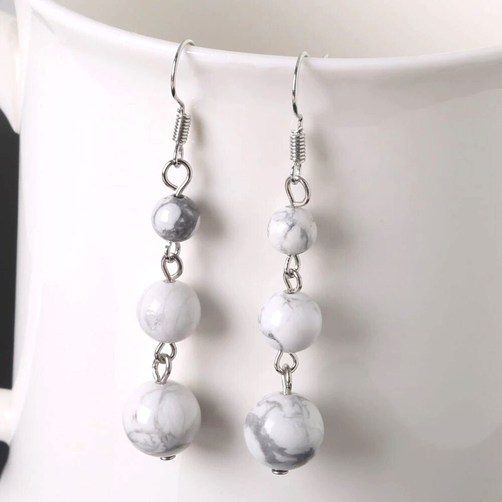 Boucles-d'oreilles-Howlite-blanche-Grappa