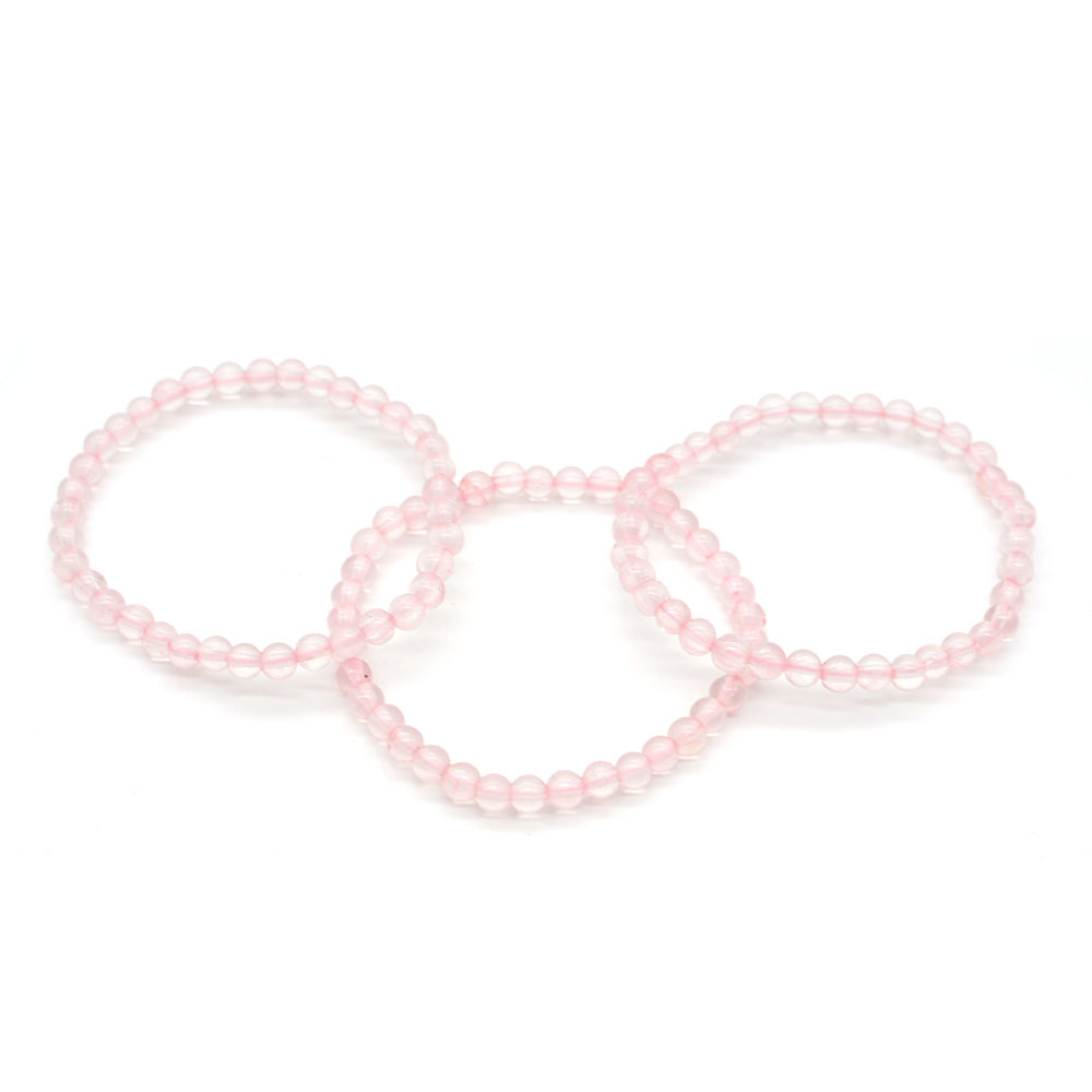 Bracelet-en-quartz-rose-boules-4mm-Taille-enfant-2