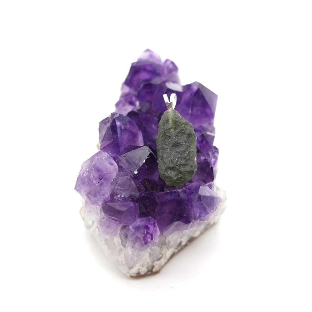Pièce-Unique---Pendentif-Moldavite-Extra-bélière-argent-de-3,7g-2