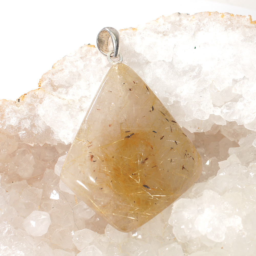 Pendentif-Quartz-rutile-GOLD-Argent-925-de-16g---Pièce-Unique