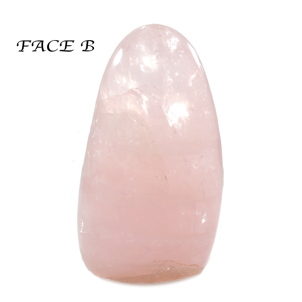 Pièce-unique-Quartz-rose-EXTRA-polie,-en-bloc,-forme-libre,-à-poser-1Kg-2