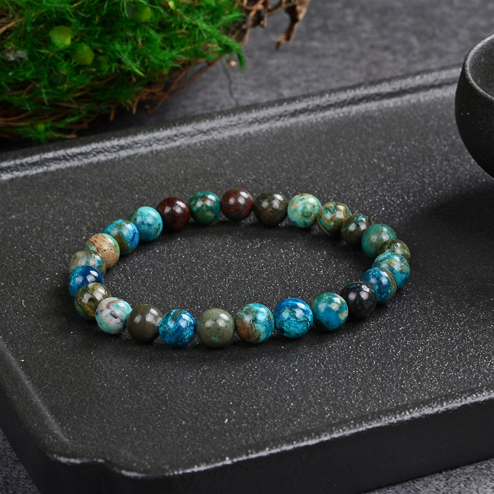 Bracelet chrysocolle 8mm