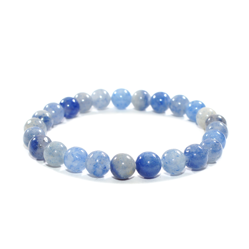 Bracelet-quartz-bleu-6mm---Taille-enfant