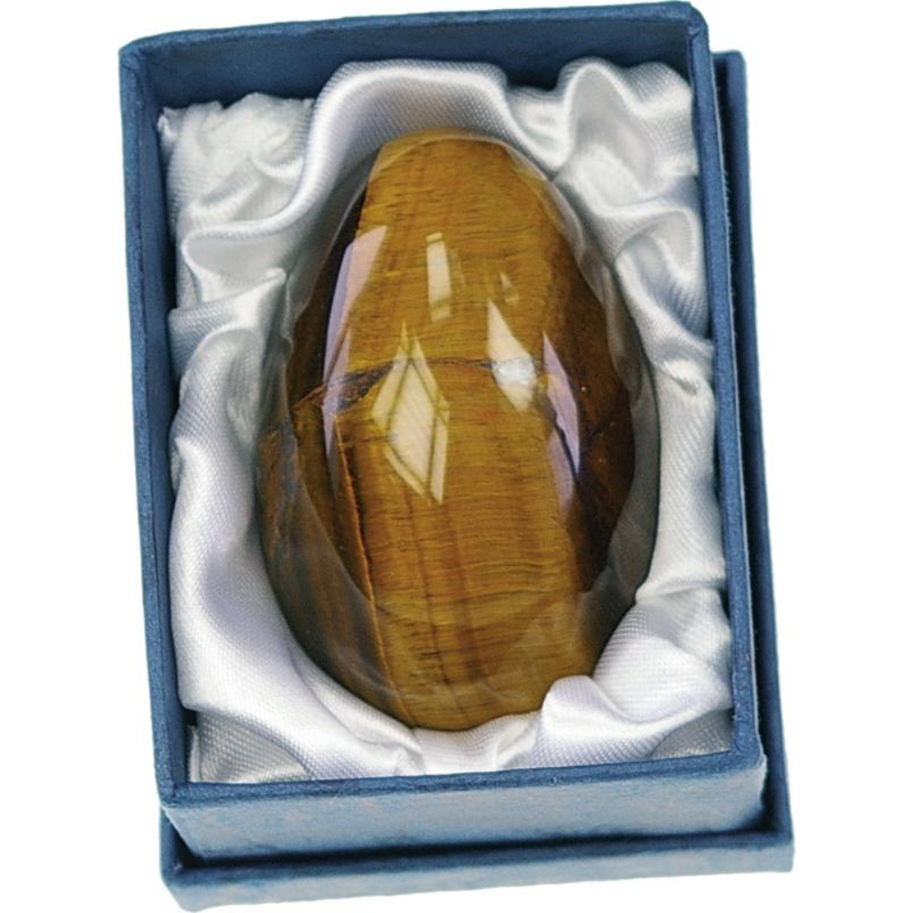 Oeuf en Oeil de Tigre de 30 x 45 mm