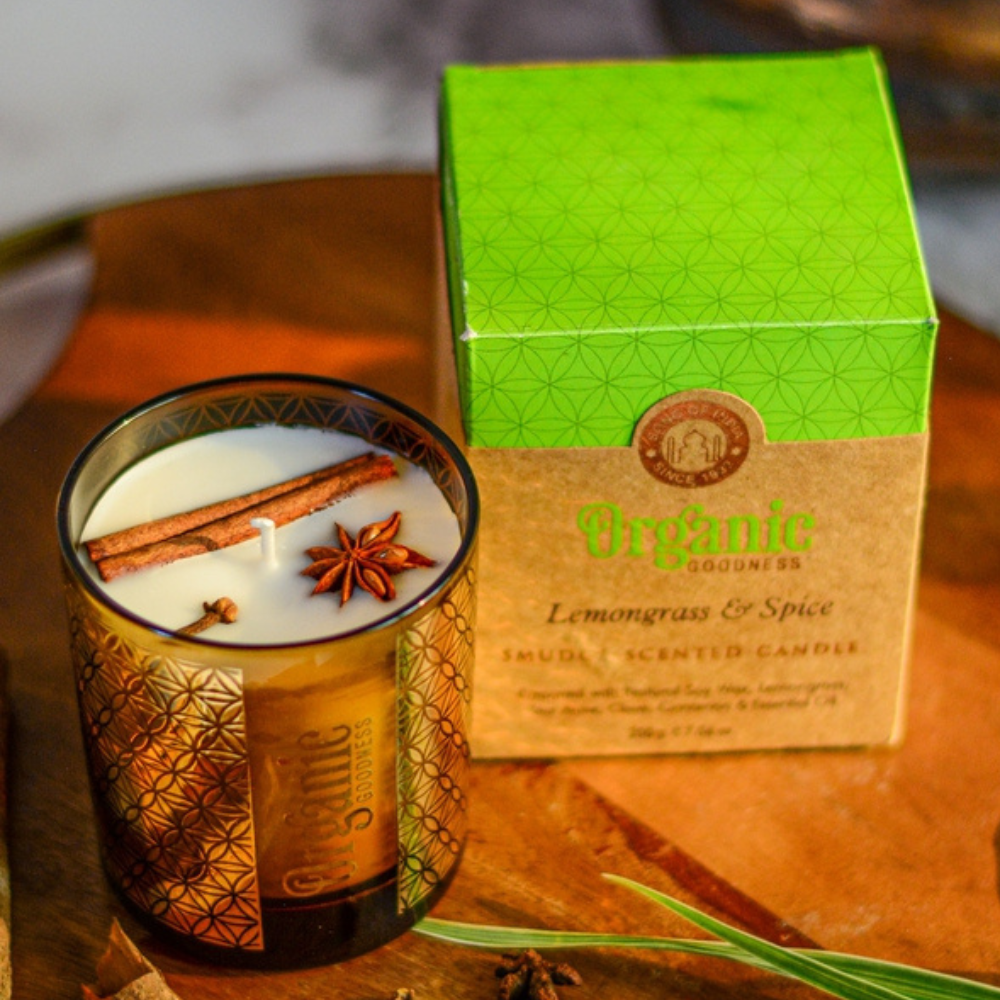 Bougie parfumée Purification Organic Citronnelle et Epice