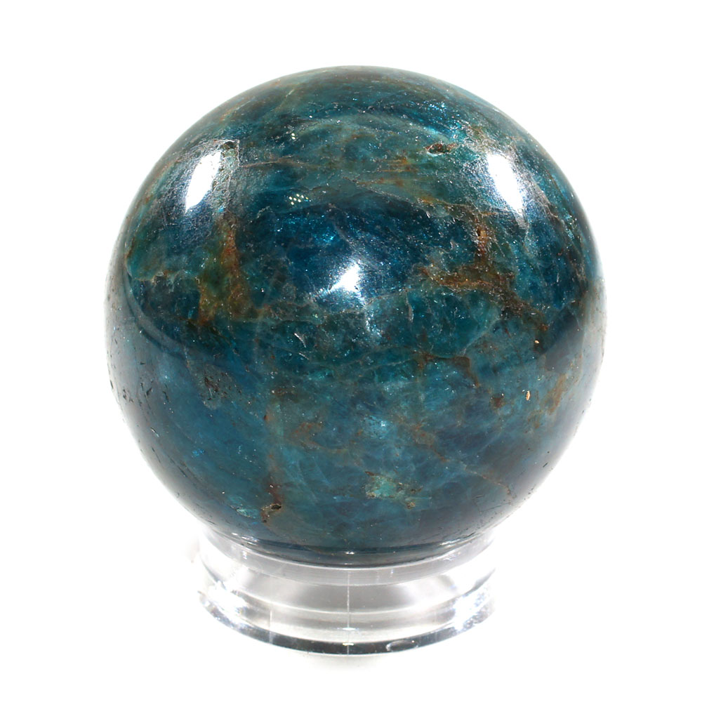 Pièce Unique - Boule en Apatite bleue de 200g