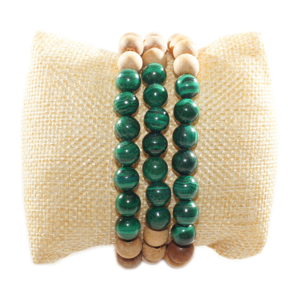 Bracelet-Malachite-et-bois-de-santal-8mm-1