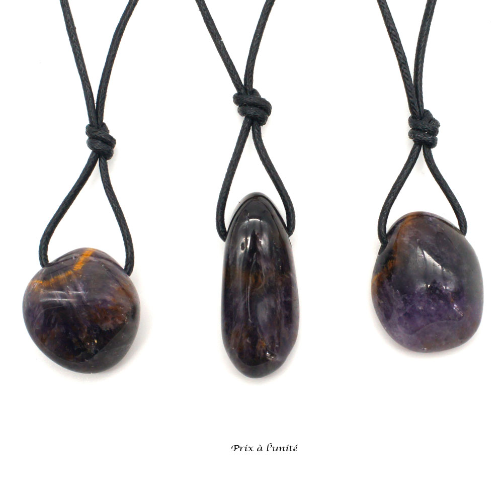 pendentif cacoxenite avec cordon 3