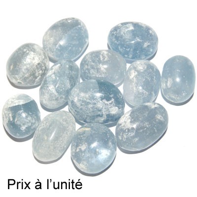 5460 celestite semi brute 10 a 20 mm