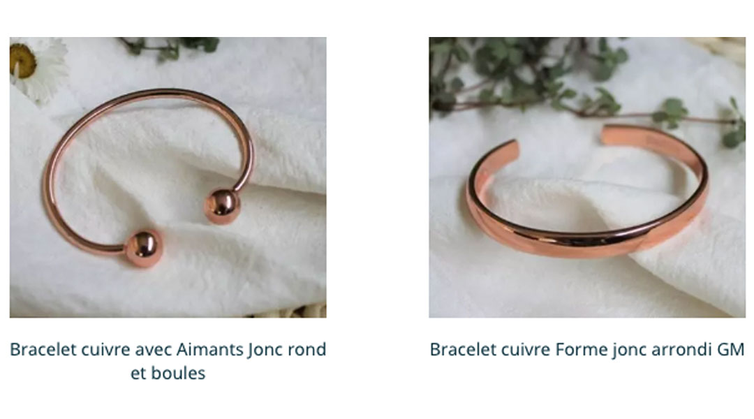 bracelets cuivre