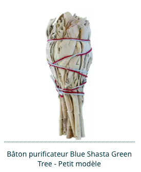 Bâton purificateur Blue Shasta Green Tree - Petit modèle