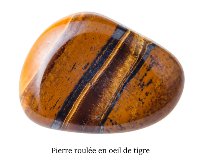 Pierre roulée oeil de tigre