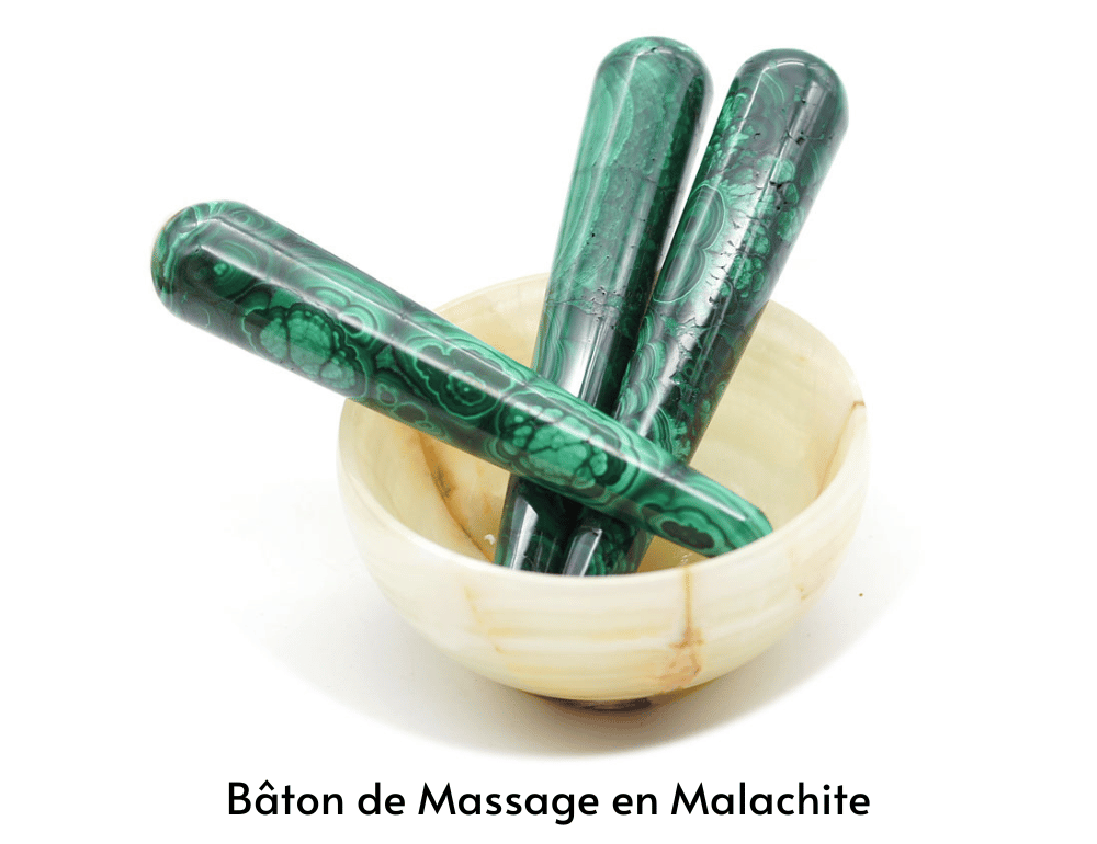 Bâton de Massage en Malachite