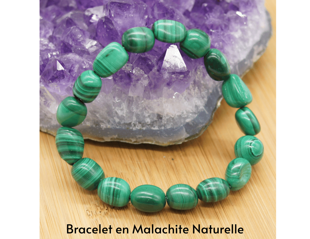 Bracelet en Malachite