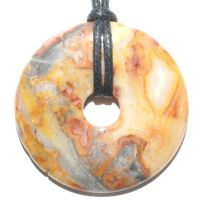 Pi-chinois agate crazy lace 40mm