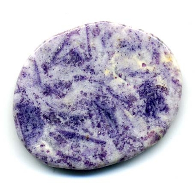 Mini pierre plate en Charoïte