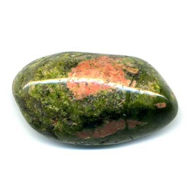 Unakite pierre roulée de 25 à 30 mm