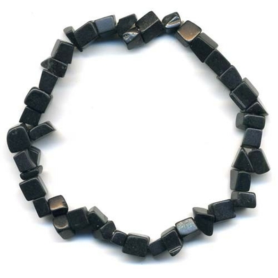 Bracelet baroque agate noire